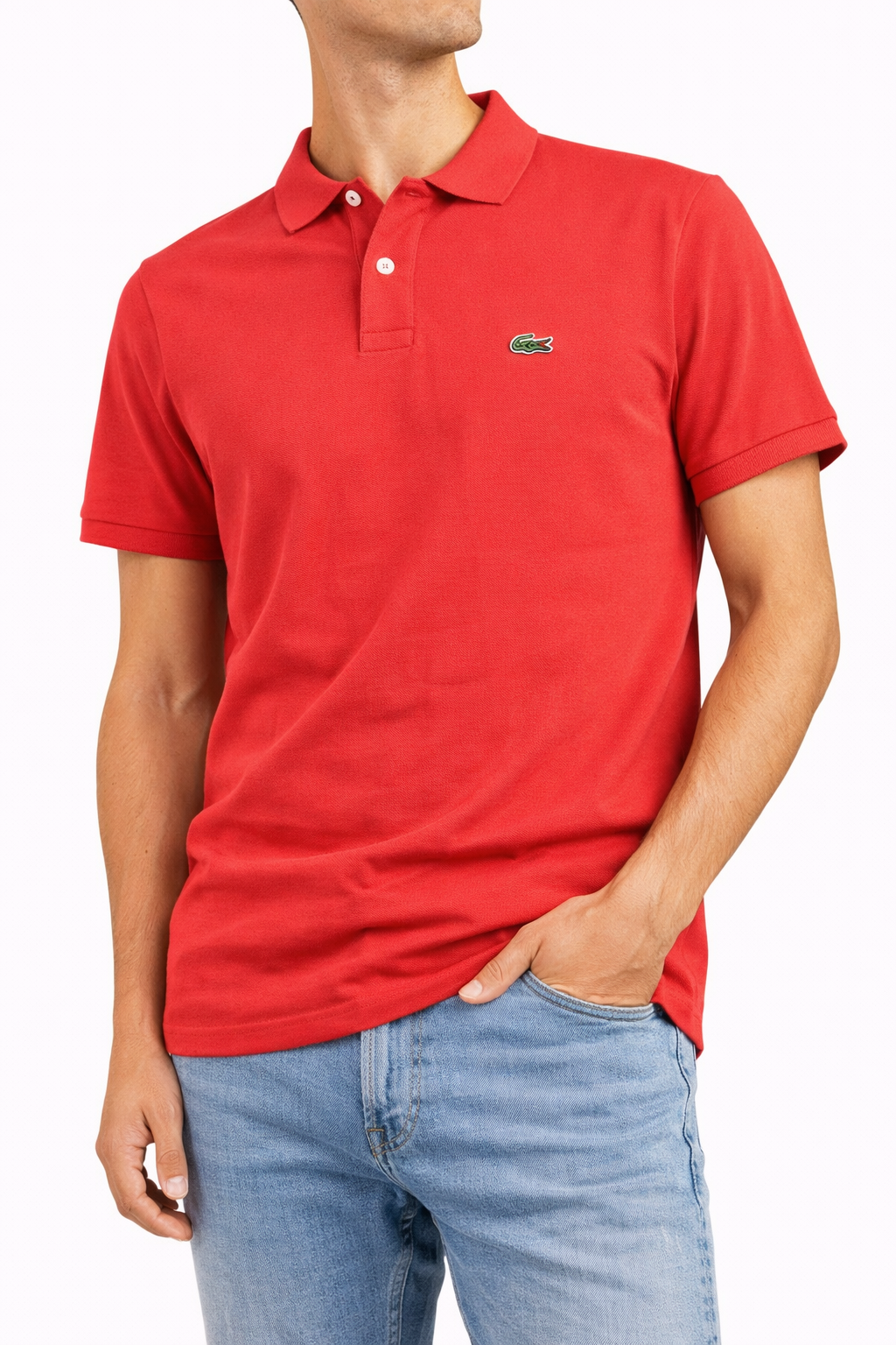 Lacoste Red Polo – Bold Classic Style